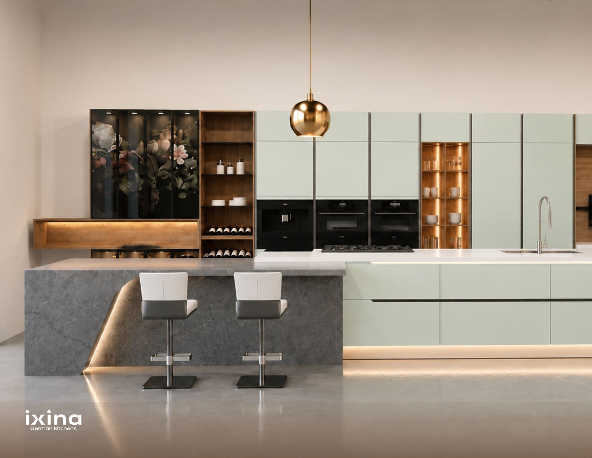 Dolce Verde Jade con Isla y Mesa - foto 1